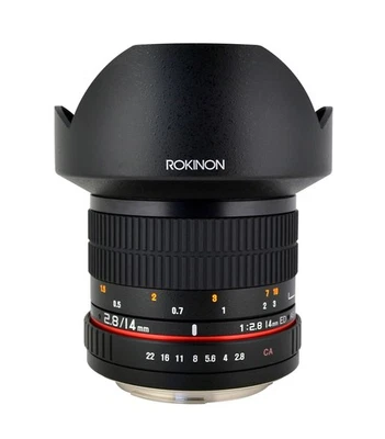 Rokinon 14mm F/2.8 Ultra Wide Angle Lens for Olympus 4/3 - Image 1 of 4