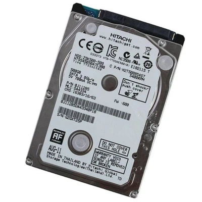 Hitachi 500GB HTS545050A7E380 5400RPM 2.5" SATA Internal Hard Disk Drive - Image 1 of 3