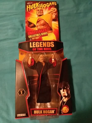 Hulk Hogan x2 Legends Of The Ring Figure Unreleased 3-Disk Collectors Series WWE - Image 1 of 4