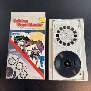 1983 Vintage Talking View Master BATMAN Box Set 3D Cartridges W/Sound DC Comics - Picture 1 of 4