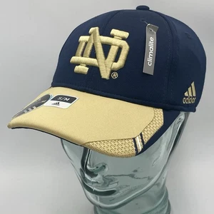 Adidas Notre Dame Fighting Irish Sideline Mütze Blau/Gold NCAA Flex-Fit (S/M) - Bild 1 von 24