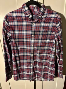 Camicia Balena Ragazzo Vineyard Vines Plaid Flanella Preppy Chiesa Scuola Taglia L (16) - Foto 1 di 11