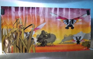 Vintage 1972 Osibisa Decca Records Promotional Poster Roger Dean Elephants Wings - Picture 1 of 24
