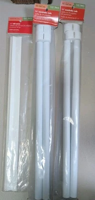 Cubierta de riel Easy Track RC1024, 24" para sistema de armario, paquete de 2 + (2) paquete de 2 varillas Foto 1 de 3