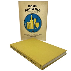 Vtg 1955 HOME BREWING WITHOUT FAILURE Beer Ale Stout Cider Bravery HC DJ - Imagen 1 de 8
