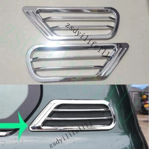 2x para Toyota Land Cruiser LC100 1998-2007 ventana trasera salida de aire ABS marco de cubierta - Imagen 1 de 1