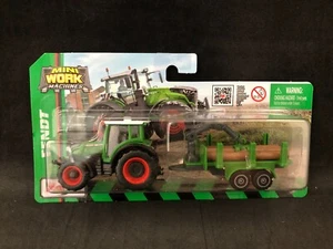 Maisto Mini Work Machines "Fendt Tractor" with Trailer 15590 - Picture 1 of 3