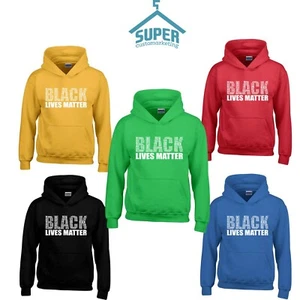 Black Lives Matter HOODIE SWEATSHIRT Vintage Letters Hoodie Sweatshirt - Picture 1 of 7