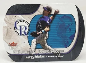 2002 Ultra Glove Works Larry Walker Colorado Rockies #4GW - Picture 1 of 2