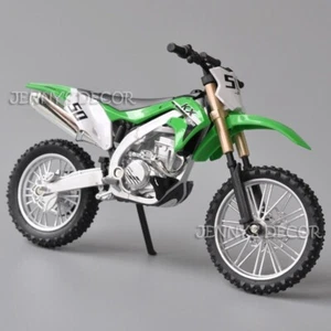 1:12 Scale Diecast Motorcycle Model Toy Kawasaki KX450 KX 450 Dirt Bike Replica - Picture 1 of 6