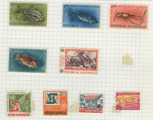 Indonésie années 60 un lot de 20 timbres /B6TEb - Imagen 1 de 2