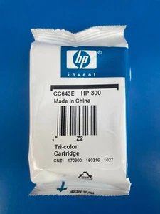 HP 300 TRI-COLOR Cartouche d'Encre ORIGINAL GENUINE NEW CC643E - Imagen 1 de 2