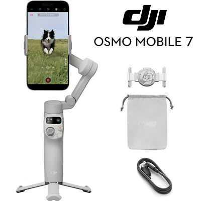 DJI Osmo Mobile 7 Smartphone Gimbal Stabilizer ActiveTrack 7.0 Built-in Tripod - Image 1 of 4