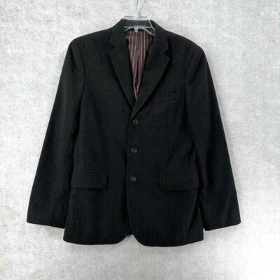 American Eagle Sports Mens SMALL Coat Charcoal Gray Wool Jacket Dress Blazer - Image 1 of 4