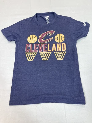 Cleveland Cavaliers Shirt Womens Extra Small XS Blue Basketball T-Shirt - Image 1 of 4