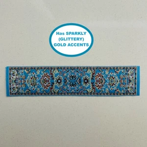 Turkish WOVEN RUG RUNNER for 1:9 Model Arabian Horse Costume/ 1:12 Dollhouse #5R - Picture 1 of 2