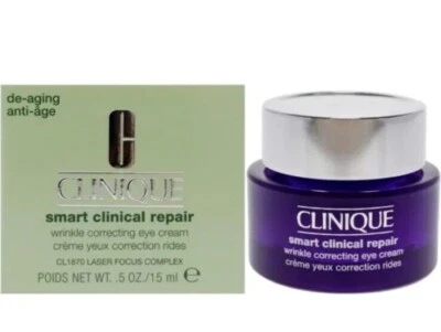 Crema de ojos correctora de arrugas Clinique Smart Clinical Repair 0,5 oz/15 ml nueva en caja Foto 1 de 2