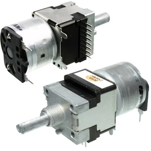 ALPS 10K Potentiometer motorised RK16812MG dual Pot 10K 1B linear RK168 B10K - Picture 1 of 11