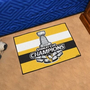 NHL - Pittsburgh Penguins Starter Mat Accent Rug, 2017 NHL Stanley Cup Champions - Picture 1 of 5