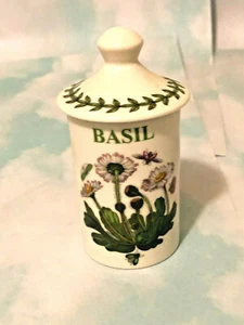  Portmeirion Botanischer Garten Basilikum Gewürzdose Porzellan misst 4 1/2" hoch - Bild 1 von 5