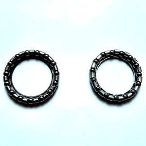 Fahrrad 2 Stück Kugelringe Kugellager Steuersatz 1 Zoll BMX 3/16, Ø ca. 39 mm - Bild 1 von 1