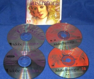 Adobe Illustrator 7.0 Full & 8.0 Upgrade For MAC w/ S/N - Picture 1 of 2