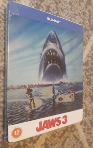RARE JAWS 3 - UK EXCLUSIVE BLU RAY STEELBOOK - Brand New Sealed - Picture 1 of 4