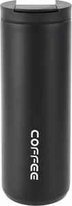 Insulated Coffee Mug Stainless Steel Travel Hot with Leak Proof Lid Cup Keep War - Picture 1 of 7
