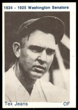 1975 TCMA 1924-1925 - WASHINGTON SENATORS - TEX JEANS WASHINGTON SENATORS