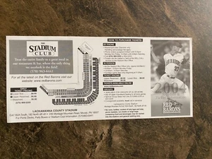 2004 Scranton/Wilkes-Barre Red Barons Pocket Schedule - Picture 1 of 2