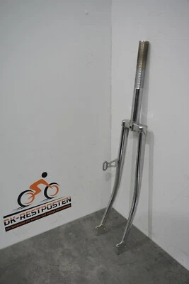 26" 1" Gewindeschaft Stahl Chrom Gabel Kult Retro NEU NOS - Bild 1 von 4
