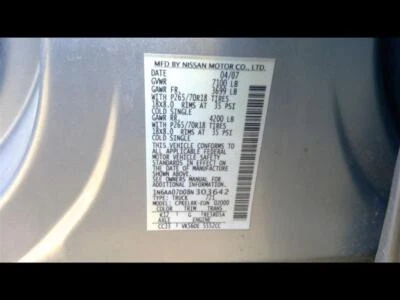 Used Air Cleaner Assembly fits: 2008 Nissan Titan  Grade A - Image 1 of 4