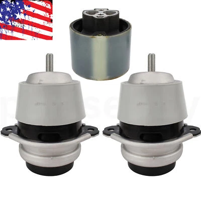 Juego de montaje delantero L & R motor y transmisión 3 piezas para Audi VW Q7 Touareg 04-17 3,0 L 3,2 L Foto 1 de 4