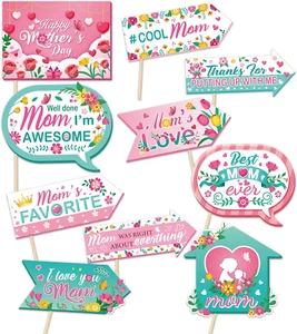 20Pcs Happy Mother'S Day Party Signs, Colorful Floral Mother'S Day Directional.. - Picture 1 of 8