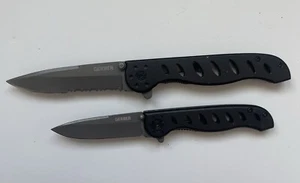 Gerber Evo Folding Pocket Knife & High Carbon SS Serrated Edge, Lot Of 2!!! - Picture 1 of 14