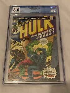 INCREDIBLE HULK #182 MARVEL 1974 CGC 6.0 WOLVERINE Off White / White Pages