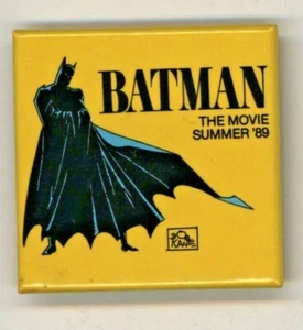 1989 BATMAN Movie 2 1/4" Pinback Button - Picture 1 of 1
