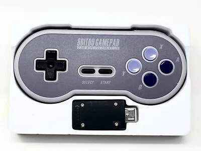 Gamepad inalámbrico 8Bit Do Super Nintendo SN30 2.4 + receptor Foto 1 de 3