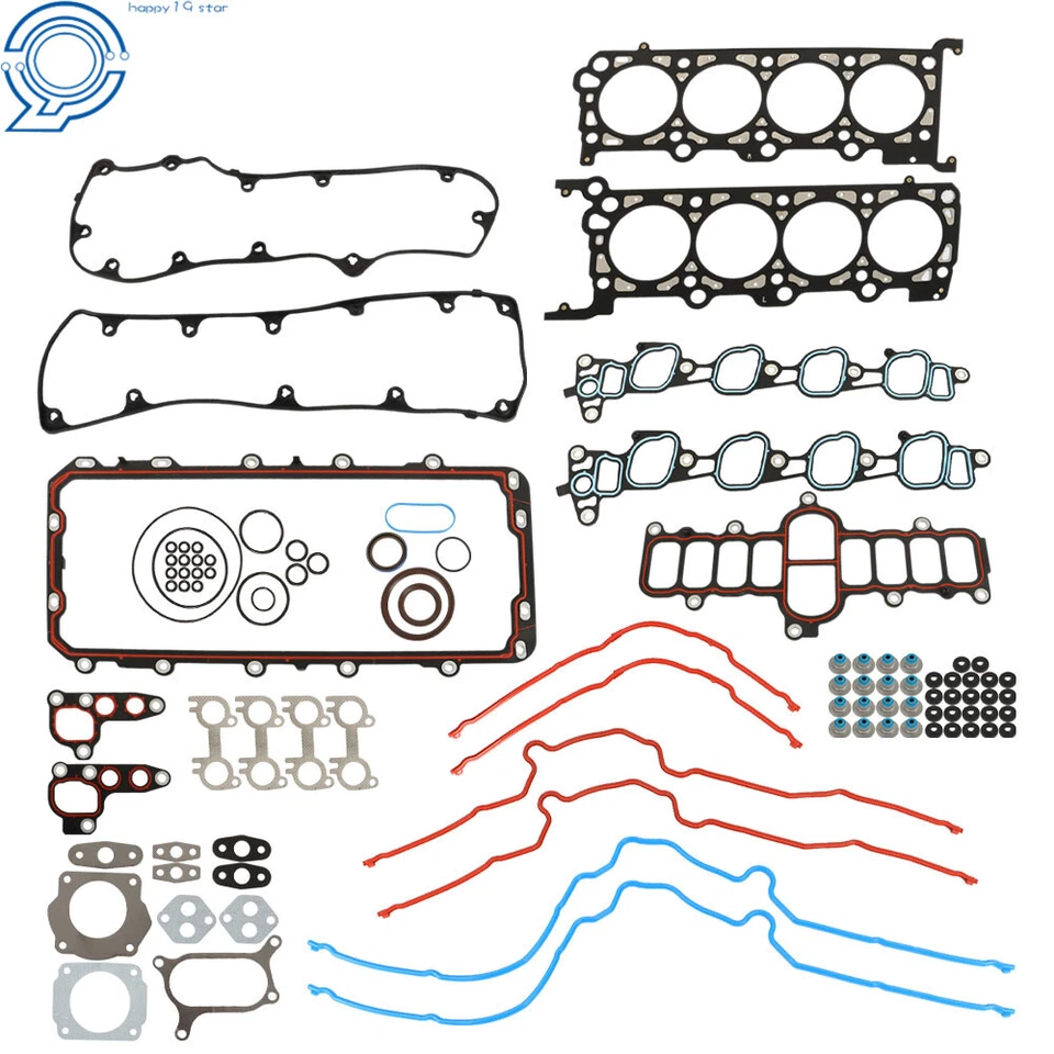 Full Gasket Set For Ford E150 Explorer Mercury Grand Marquis 4.6L SOHC Foto 1 de 4