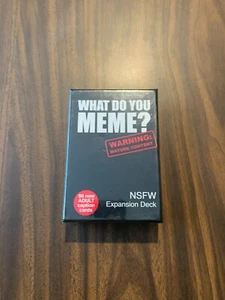 ¿Qué memes tienes? Mazo de expansión NSFW 90 nuevas tarjetas de subtítulos para adultos NUEVAS selladas - Imagen 1 de 1