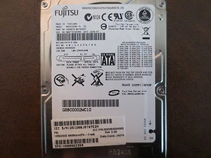 Unidad de disco duro Sata Fujitsu MHV2120BH PL (CA06672-B276000T) 0BCBEB-000029 120 GB 2,5 - Imagen 1 de 1