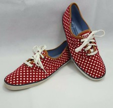 keds red and white polka dot