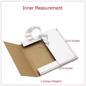 35 Premium Record Album Mailers Variable Depth, & 35 Insert Pads 12 1/4 x 12 1/4 - Picture 1 of 5