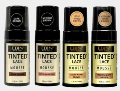 Ebin New York Tinted Lace Mousse 100ml (3.38 oz) choose your colour