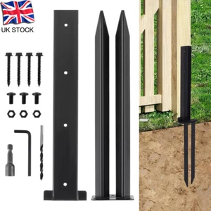 Heavy Duty Fence Post Repair Stake Kits Anchor Ground Spike Repair Tool UK - Picture 1 of 12