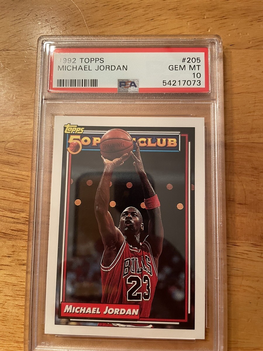 Topps Michael Jordan 10 Graded Basketball Sports Trading