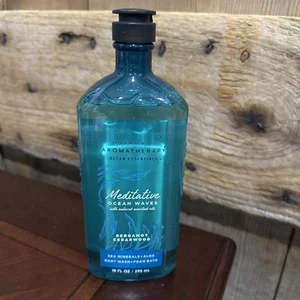 Bath & Body Works Meditative Ocean Waves Bergamot Cedarwood Body wash foam bath - Picture 1 of 3