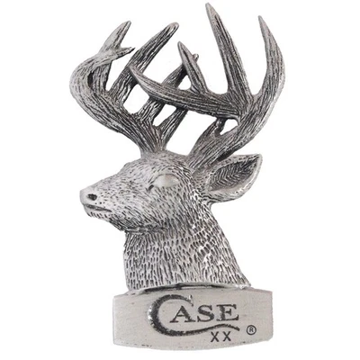 CASE XX KNIVES PROFILE VIEW DEER CASE XX PEWTER HAT PIN (PPVDEERHP) POCKET KNIF