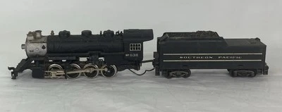 Tyco HO Scale Southern Pacific 2-8-0  #638 Steam Locomotive & Tender - Image 1 of 4