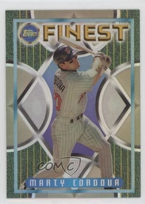 1995 Topps Finest Refractor Marty Cordova #235 - Image 1 of 2
